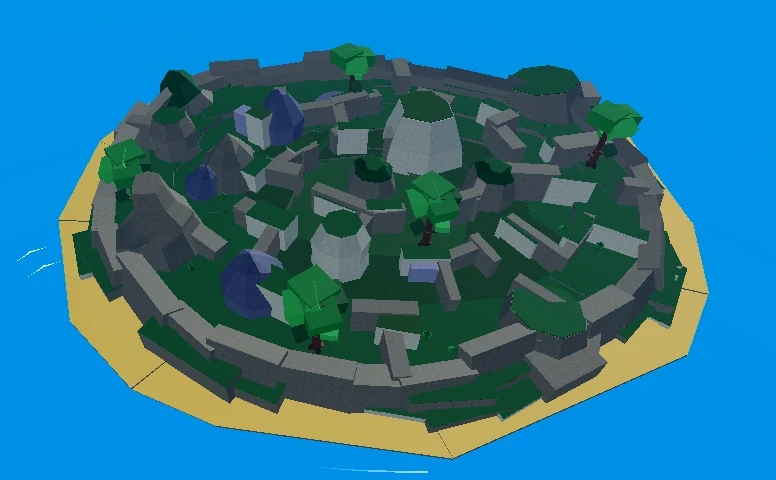 幻影島（Mirage Island）外觀示意