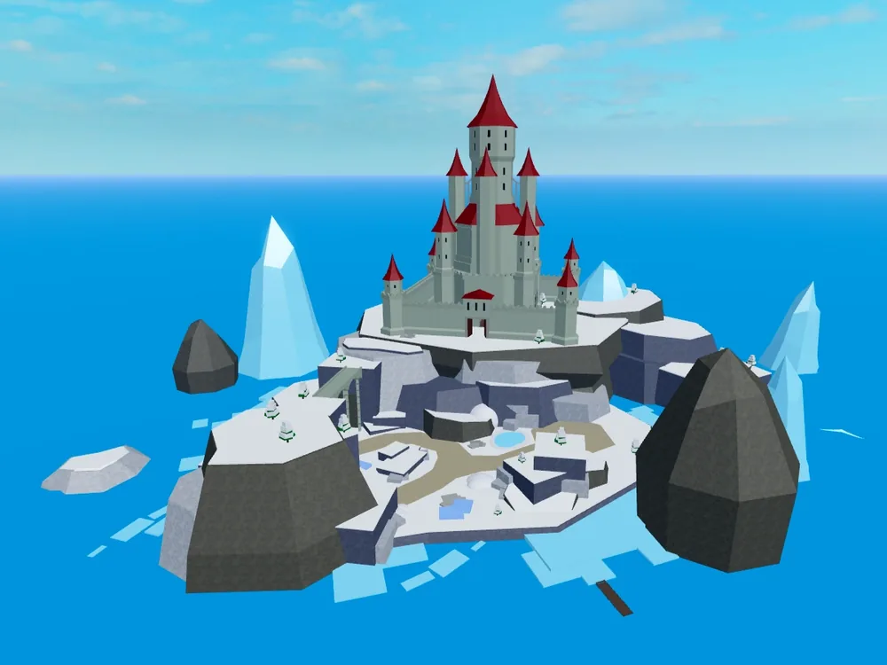 冰堡（Ice Castle）的遊戲畫面