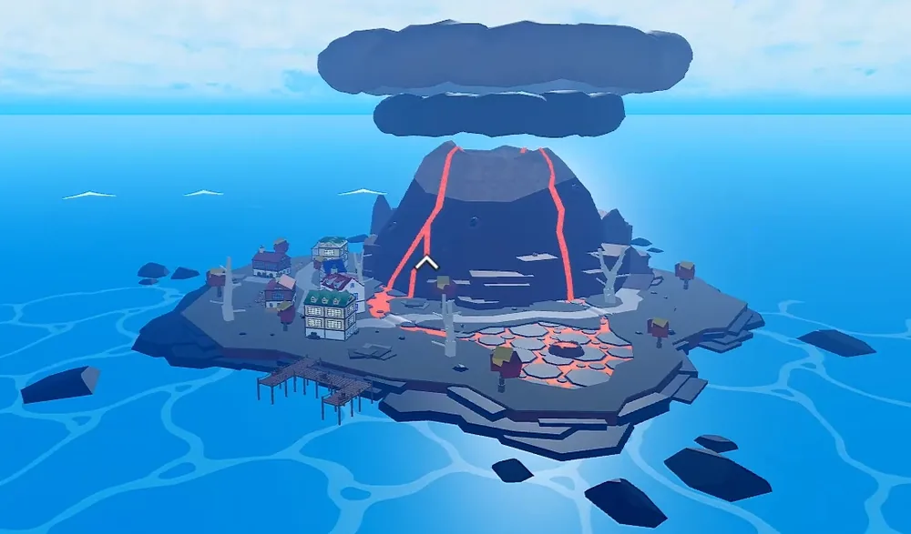 岩漿村（Magma Village）全景，這裡也有一位能力老師