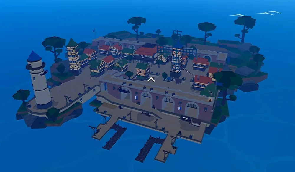 更新 30 後的海盜村(Pirate Village)全景
