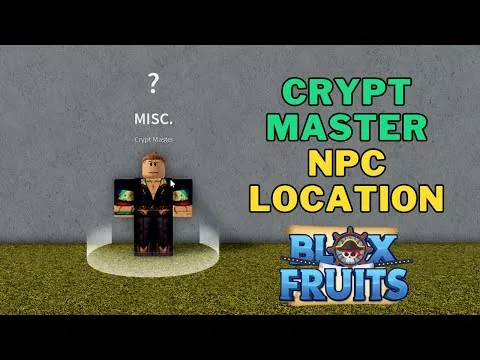 影片縮圖:Where is The Crypt Master in Blox Fruits | Crypt Master NPC Location