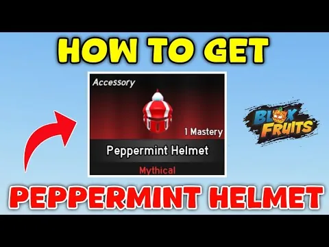影片縮圖：How to Get Peppermint Helmet in Blox Fruits | Roblox