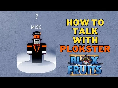 影片縮圖：How To Talk With Plokster in Blox Fruits | Plokster NPC | Second Sea
