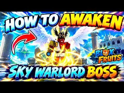 影片縮圖：How To Spawn Awakened Sky Warlord Boss in Blox Fruits (Full Guide)