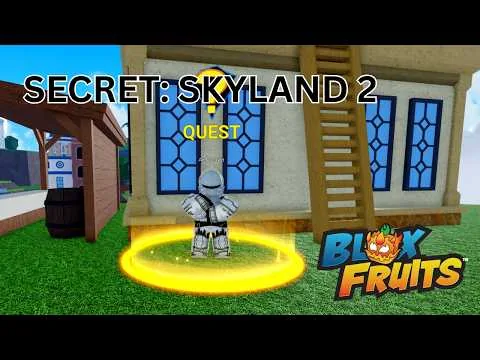 影片縮圖：SECRET: SKYLANDS 2 GOLDEN CLOUD SEA 1 BLOX FRUITS ROBLOX