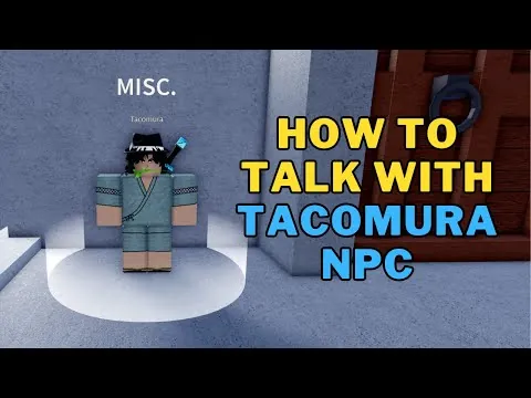 影片縮圖：How To Talk With Tacomura NPC in Blox Fruits | How To Get Jaw Shield?