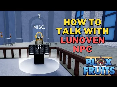 影片縮圖：How To Talk With Lunoven NPC in Blox Fruits | How To Get Pretty Helmet