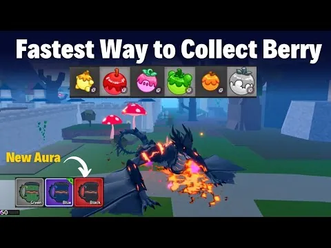 影片縮圖:How to Collect Berries & Craft Aura Colors Fast in Blox Fruits
