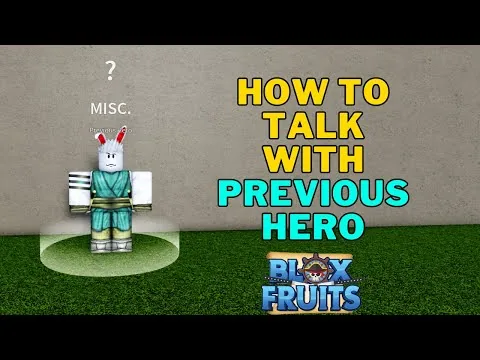 影片縮圖：How To Talk With Previous Hero NPC in Blox Fruits | What Does Previous Hero Do?
