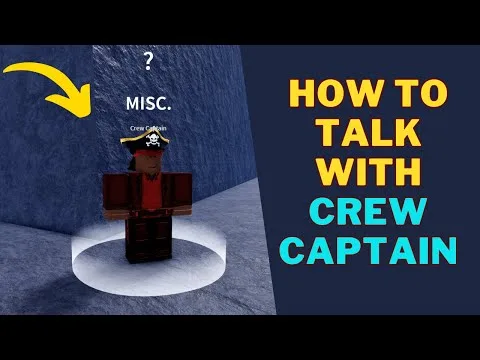 影片縮圖：How To Talk With Crew Captain in Blox Fruits | What Does Crew Captain Do in Blox Fruits